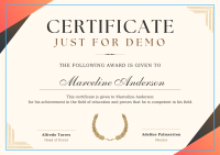 Orange cert demo